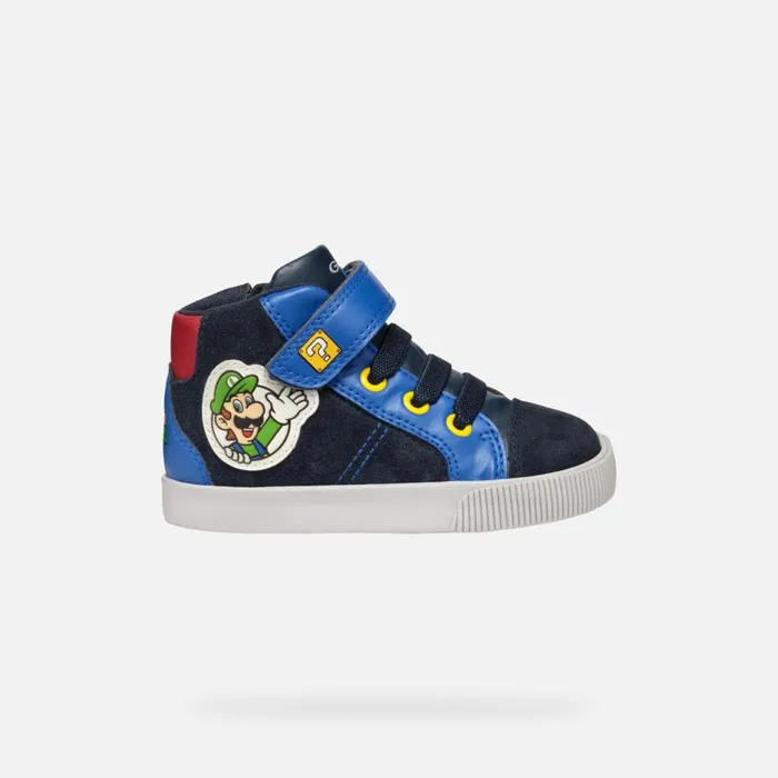 Geox Sneakers KILWI BABY NavyRoyal Nintendo 8211 Supermario Navyroyal 8211 Kids