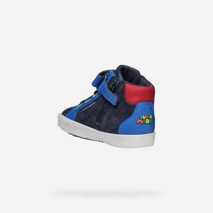 Geox Sneakers KILWI BABY NavyRoyal Nintendo 8211 Supermario Navyroyal 8211 Kids