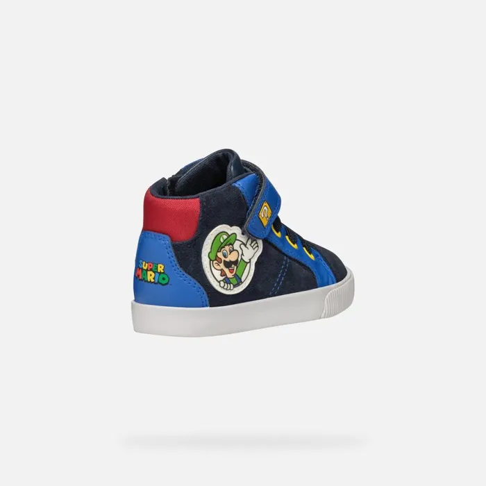 Geox Sneakers KILWI BABY NavyRoyal Nintendo 8211 Supermario Navyroyal 8211 Kids