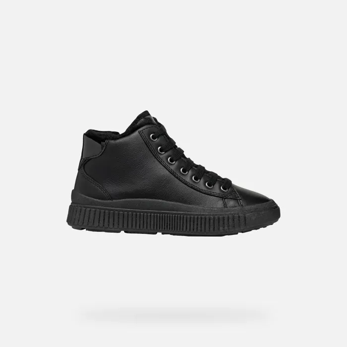 Geox Sneakers LAQUINNY GIRL Black High Top Sneakers Black 8211 Kids