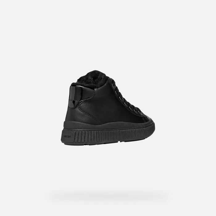 Geox Sneakers LAQUINNY GIRL Black High Top Sneakers Black 8211 Kids