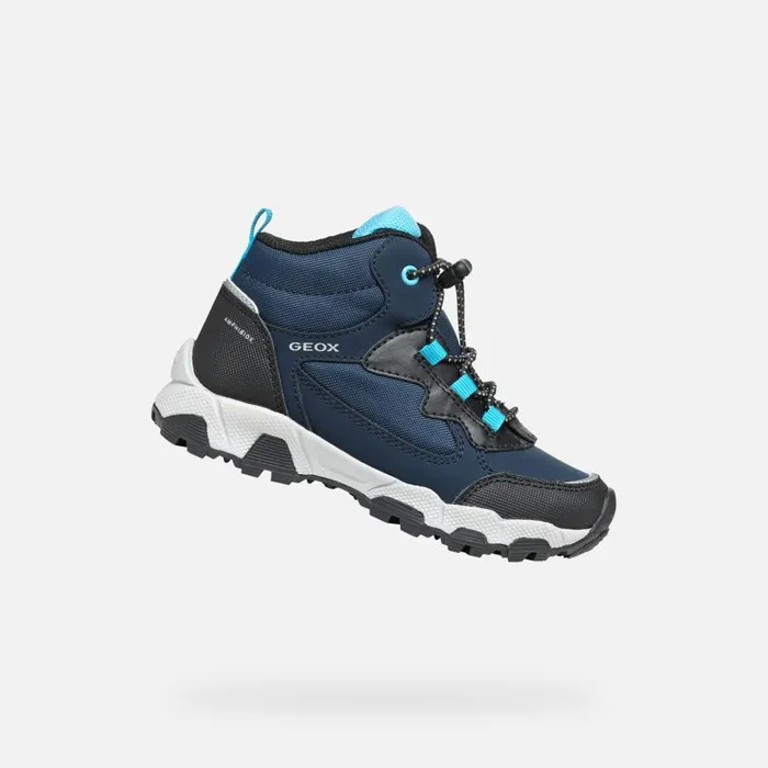 Geox Sneakers MAGNETAR ABX JUNIOR NavyLight Blue Waterproof Trainers Navylight Blue 8211 Kids Geox Sneakers MAGNETAR ABX JUNIOR NavyLight Blue Waterproof Trainers Navylight Blue 8211 Kids