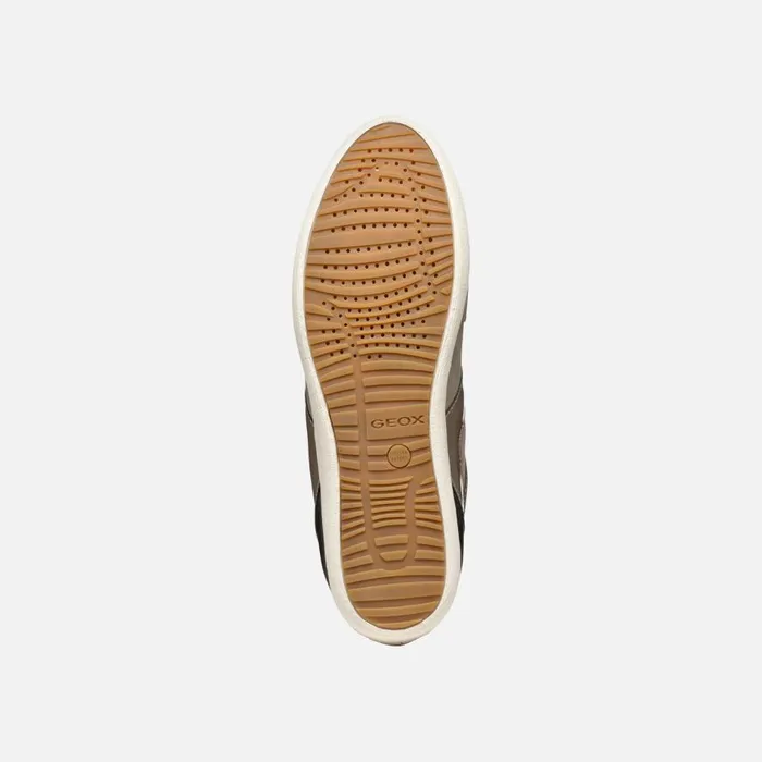 Geox Sneakers MYRIA WOMAN GunTaupe Low Top Sneakers Guntaupe 8211 Woman