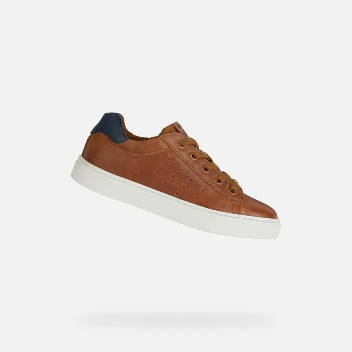 Geox Sneakers NASHIK Kids039s Cognac Low Top Sneakers Geox Cognacnavy 8211 Kids Geox Sneakers NASHIK Kids039s Cognac Low Top Sneakers Geox Cognacnavy 8211 Kids