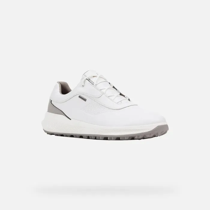 Geox Sneakers PG1X ABX MAN WhiteLight Grey Waterproof Trainers Whitelight Grey 8211 Man