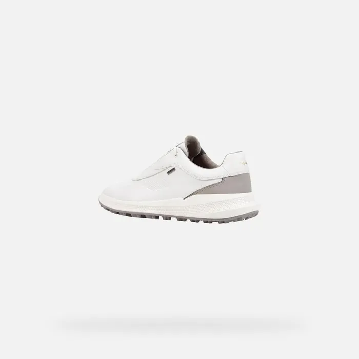 Geox Sneakers PG1X ABX MAN WhiteLight Grey Waterproof Trainers Whitelight Grey 8211 Man