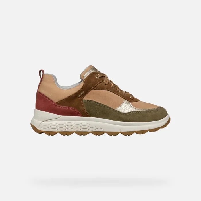 Geox Sneakers SPHERICA 4X4 ABX WOMAN MuskOld Rose Waterproof Trainers Muskold Rose 8211 Woman
