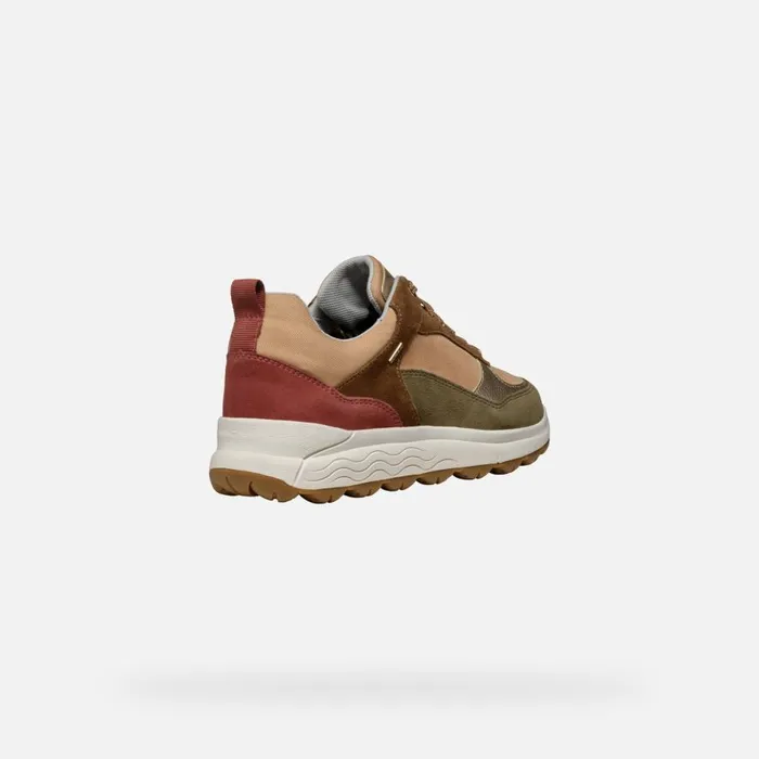 Geox Sneakers SPHERICA 4X4 ABX WOMAN MuskOld Rose Waterproof Trainers Muskold Rose 8211 Woman