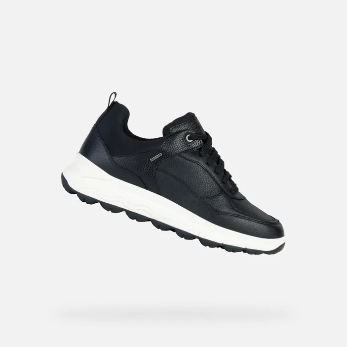 Geox Sneakers SPHERICA 4X4 B ABX Waterproof Shoes Black Woman Geox Black 8211 Woman