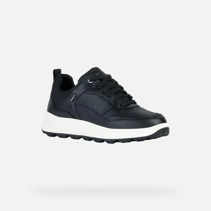 Geox Sneakers SPHERICA 4X4 B ABX Waterproof Shoes Black Woman Geox Black 8211 Woman