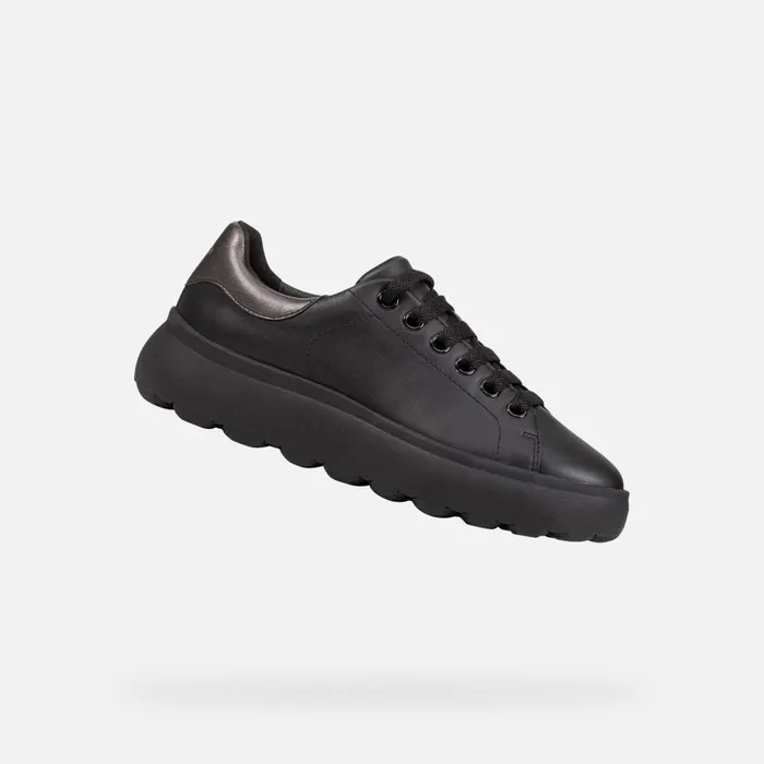 Geox Sneakers SPHERICA EC41 WOMAN BlackGun Low Top Sneakers Blackgun 8211 Woman Geox Sneakers SPHERICA EC41 WOMAN BlackGun Low Top Sneakers Blackgun 8211 Woman
