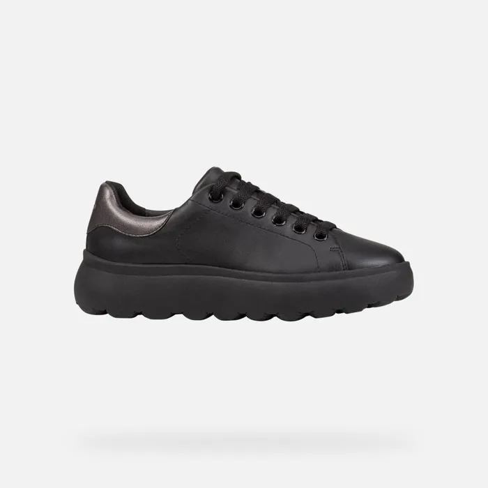 Geox Sneakers SPHERICA EC41 WOMAN BlackGun Low Top Sneakers Blackgun 8211 Woman