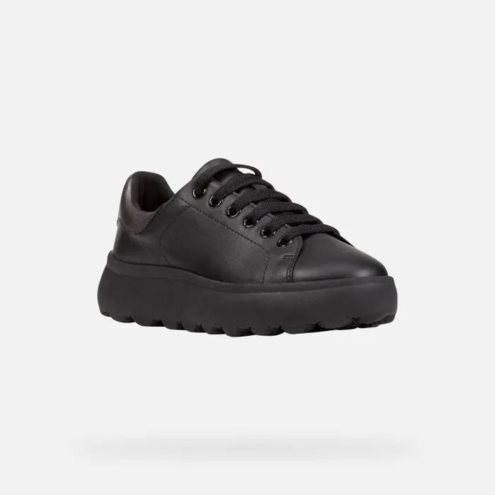 Geox Sneakers SPHERICA EC41 WOMAN BlackGun Low Top Sneakers Blackgun 8211 Woman