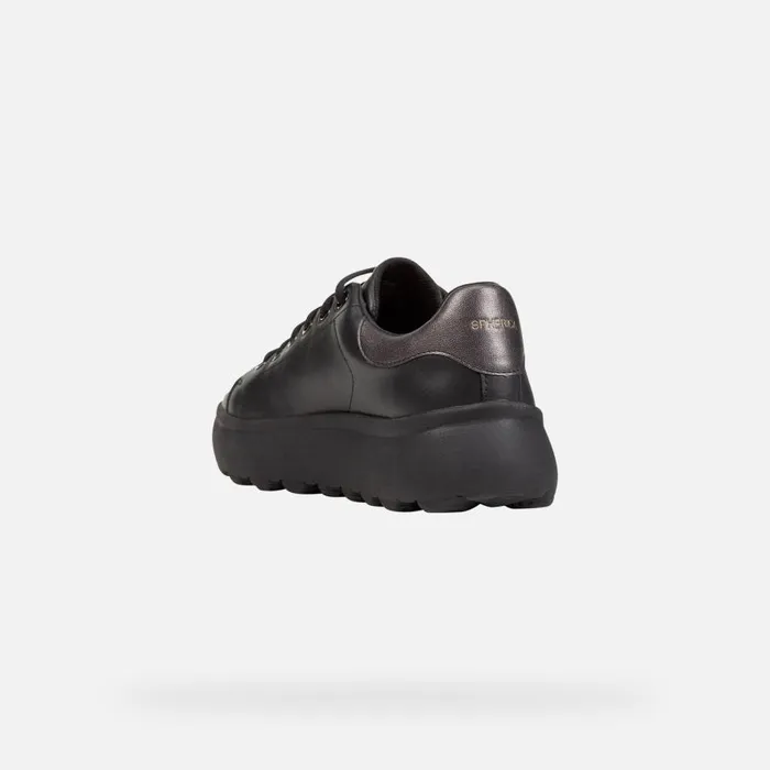 Geox Sneakers SPHERICA EC41 WOMAN BlackGun Low Top Sneakers Blackgun 8211 Woman