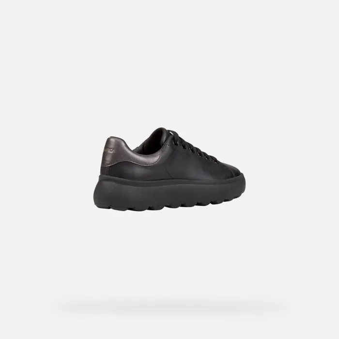 Geox Sneakers SPHERICA EC41 WOMAN BlackGun Low Top Sneakers Blackgun 8211 Woman