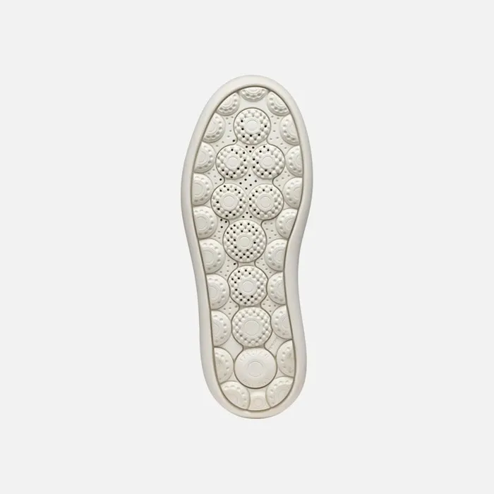 Geox Sneakers SPHERICA ECUB2 WOMAN White Platform Trainers White 8211 Woman