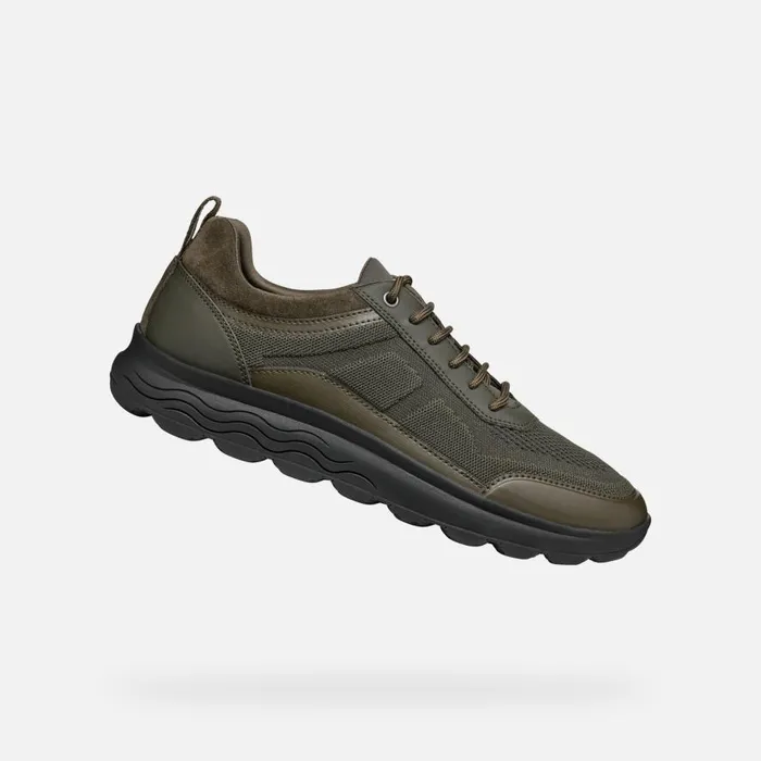 Geox Sneakers SPHERICA MAN Military Low Top Sneakers Military 8211 Man