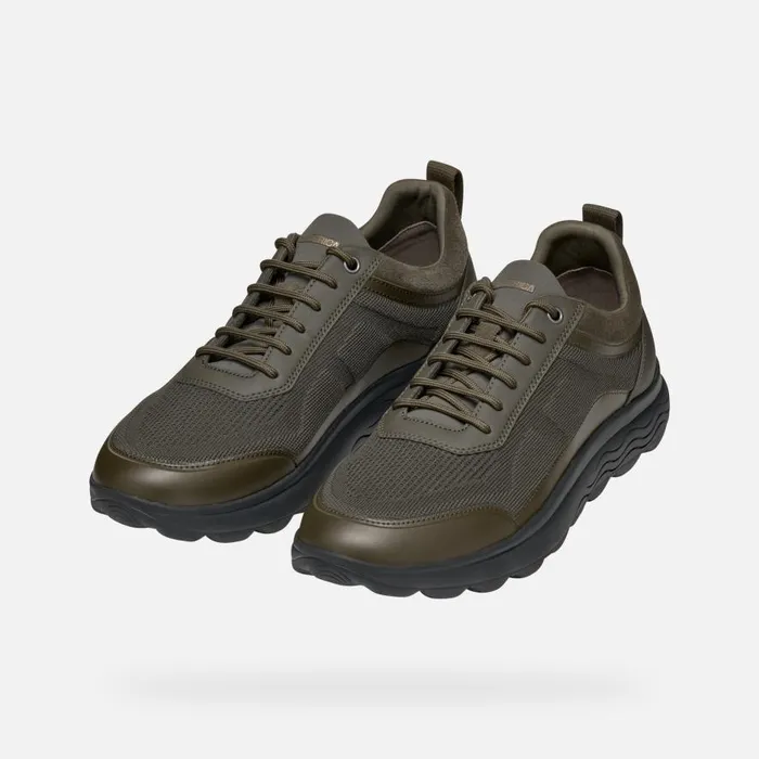 Geox Sneakers SPHERICA MAN Military Low Top Sneakers Military 8211 Man