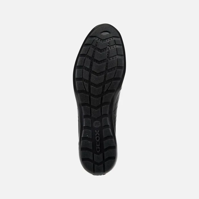 Geox Sneakers SYMBOL Men039s Black Leather Shoes Online Black 8211 Man