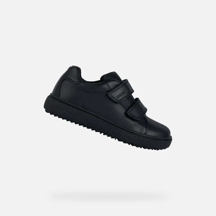 Geox Sneakers THELEVEN D Sneakers With Straps Black Kids UNIFORM Black 8211 Kids Geox Sneakers THELEVEN D Sneakers With Straps Black Kids UNIFORM Black 8211 Kids