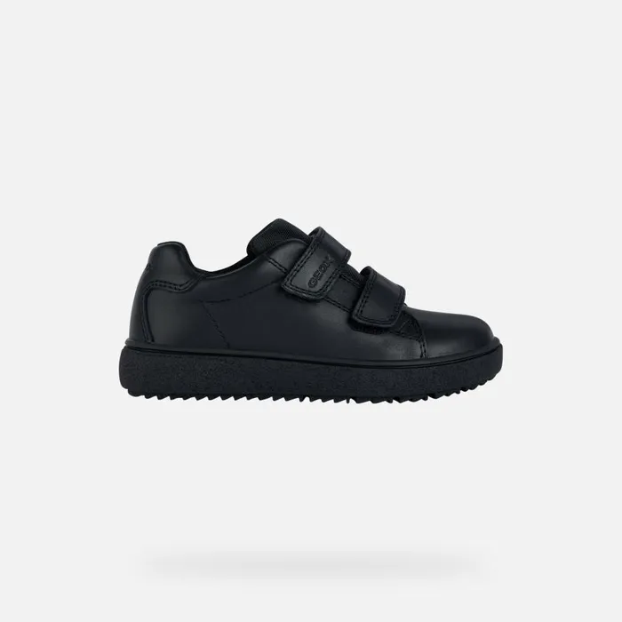 Geox Sneakers THELEVEN D Sneakers With Straps Black Kids UNIFORM Black 8211 Kids