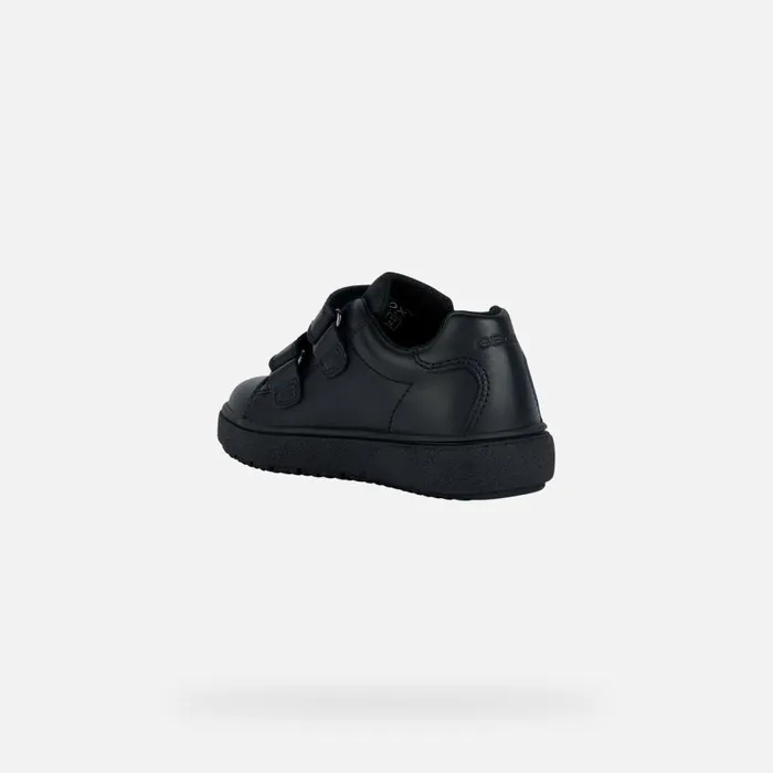 Geox Sneakers THELEVEN D Sneakers With Straps Black Kids UNIFORM Black 8211 Kids