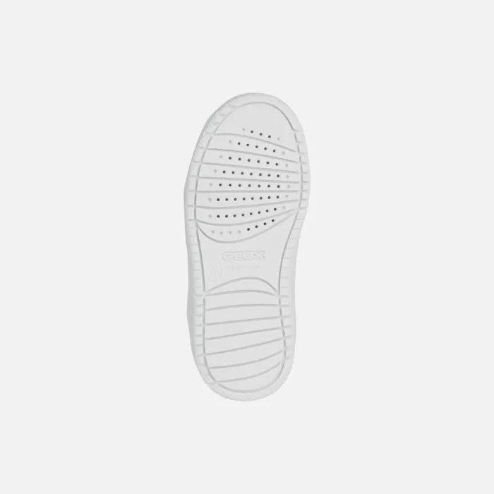 Geox Sneakers WASHIBA Kids039s White Low Top Sneakers Online White 8211 Kids