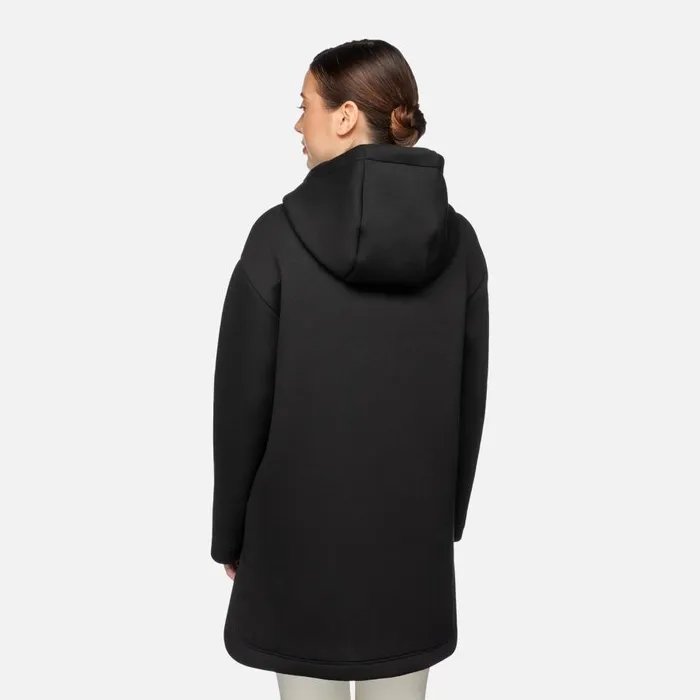 Geox Sweatshirts And Hoodies SWEATER WOMAN Black Hoodie Black 8211 Woman
