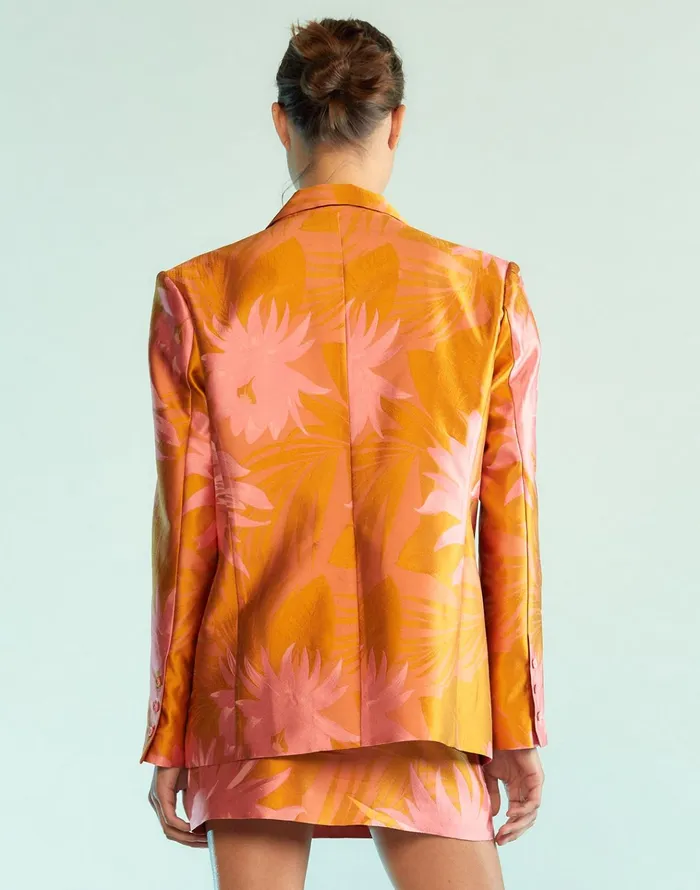 Harper Jacquard Blazer 8211 Sorbet Women Cynthia Rowley Jackets and Coats