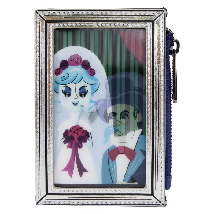 Haunted Mansion The Black Widow Bride Portrait Lenticular Card Holder Unisex Loungefly Bags and Wallets Haunted Mansion The Black Widow Bride Portrait Lenticular Card Holder Unisex Loungefly Bags and Wallets