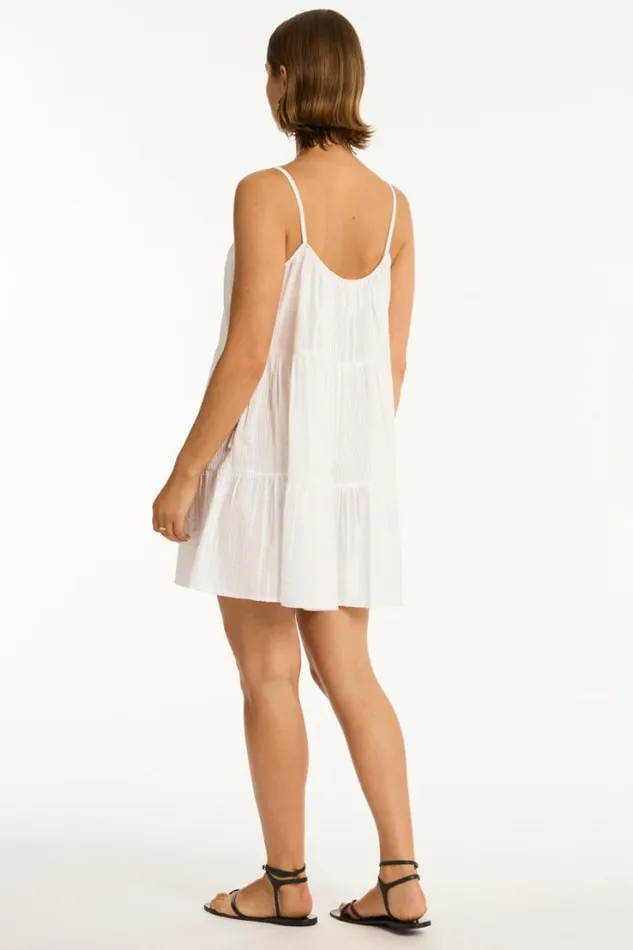Heatwave Short Sundress Heatwave White Women Sea Level Dresses Heatwave Short Sundress Heatwave White Women Sea Level Dresses