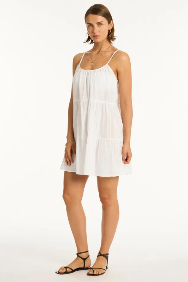 Heatwave Short Sundress Heatwave White Women Sea Level Dresses Heatwave Short Sundress Heatwave White Women Sea Level Dresses