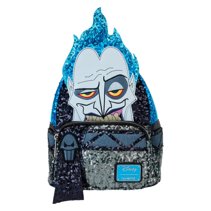 Hercules Hades Exclusive Sequin Cosplay Mini Backpack Unisex Loungefly Backpacks Hercules Hades Exclusive Sequin Cosplay Mini Backpack Unisex Loungefly Backpacks
