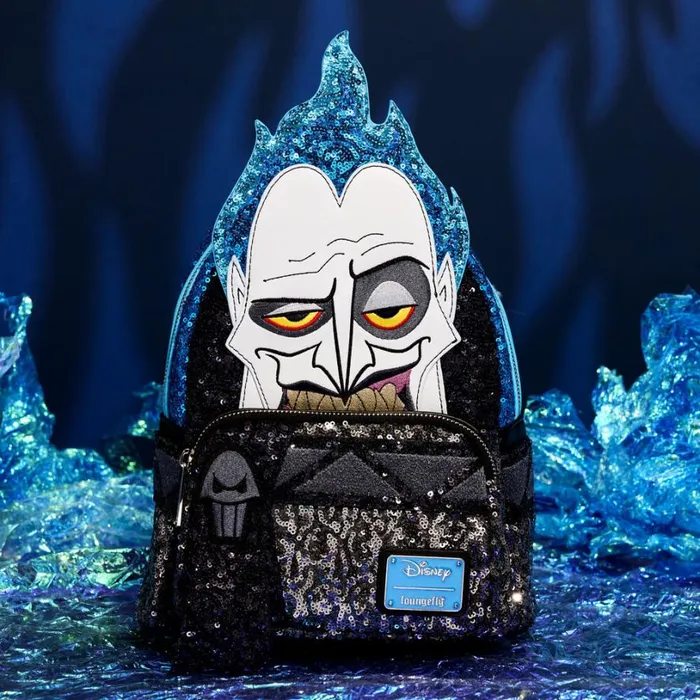 Hercules Hades Exclusive Sequin Cosplay Mini Backpack Unisex Loungefly Backpacks