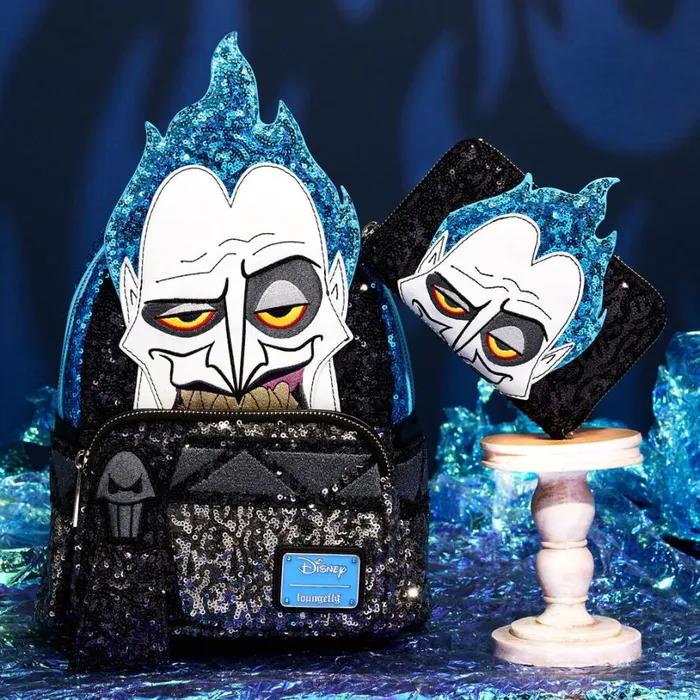 Hercules Hades Exclusive Sequin Cosplay Mini Backpack Unisex Loungefly Backpacks