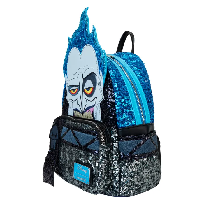 Hercules Hades Exclusive Sequin Cosplay Mini Backpack Unisex Loungefly Backpacks