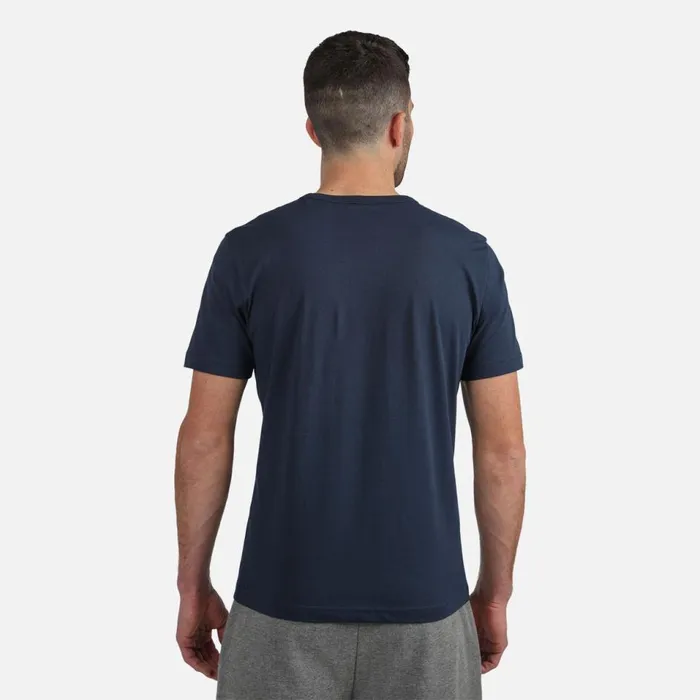 Herren Polos Und TShirts Rossignol Einfarbiges Logo HerrenTShirt Darknavy715