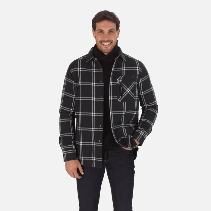 Herren Polos Und TShirts Rossignol Flanellhemd Fr Herren Black200