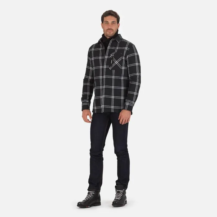 Herren Polos Und TShirts Rossignol Flanellhemd Fr Herren Black200