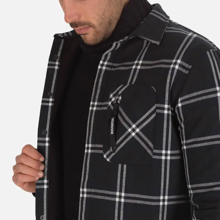 Herren Polos Und TShirts Rossignol Flanellhemd Fr Herren Black200
