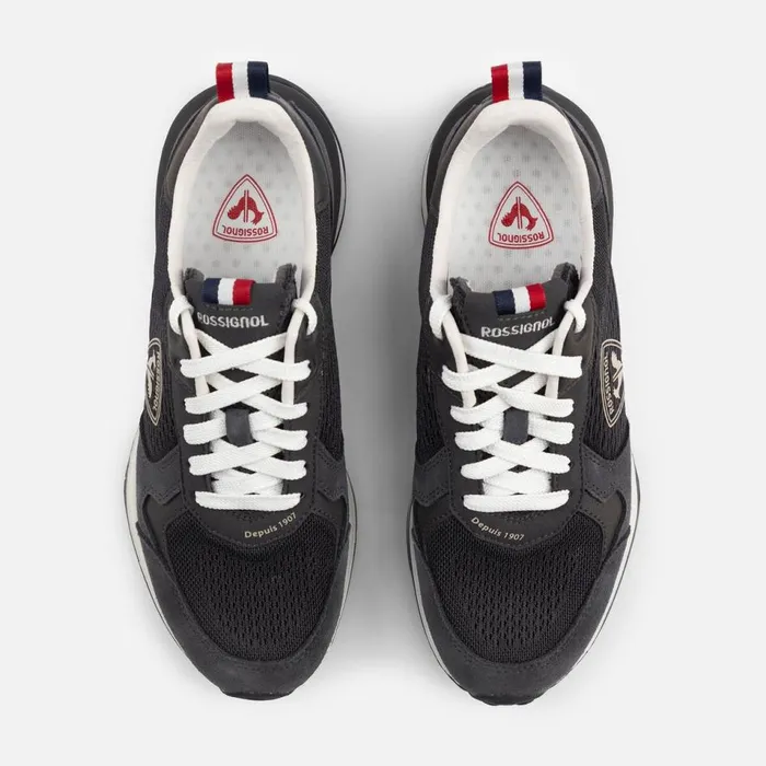 Herren Sneakers Rossignol Heritage Retro Herrensneaker Onyxgreyblackolivewhiteasparagus
