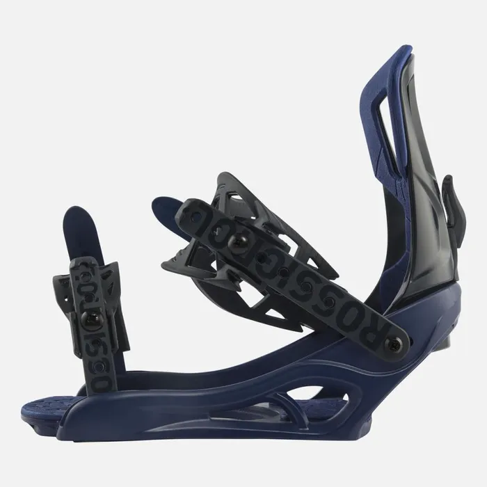 Herren Snowboards Und Boots Rossignol Unisex Battle Snowboardbindung In SchwarzBlau ML 000