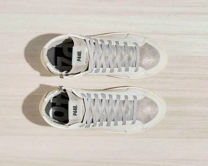 High Tops Womens P448 Skate PlatinoTrec
