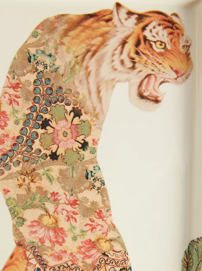 Home Tray With Exotic Animals Etro Home Accessories