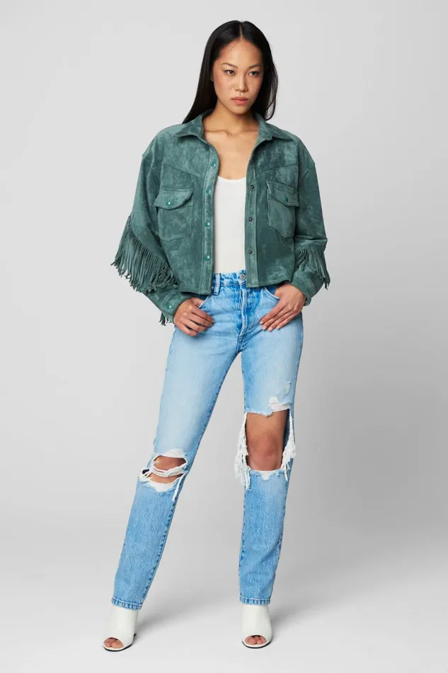 Jackets Women Blank Nyc Olive Branch Shacket