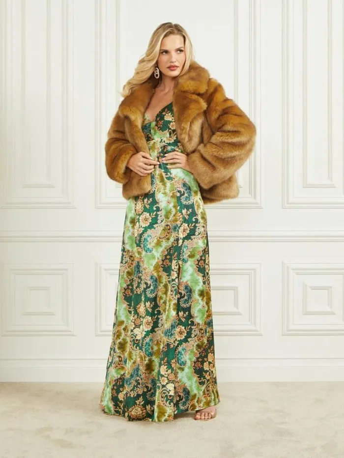 Jackets Women Marciano New Gwenda FauxFur Jacket Camel Jackets Women Marciano New Gwenda FauxFur Jacket Camel