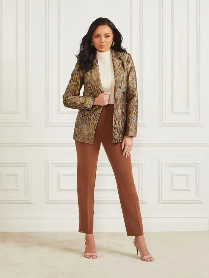 Jackets Women Marciano Phoenix Rising Jacquard Blazer Phoenix Rising Jacquard