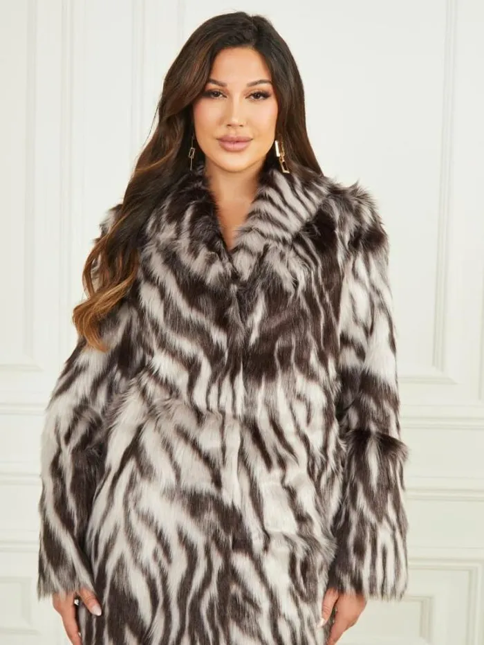 Jackets Women Marciano Smoke And Mirrors FauxFur Coat Smoke And Mirrors Abstrac Jackets Women Marciano Smoke And Mirrors FauxFur Coat Smoke And Mirrors Abstrac