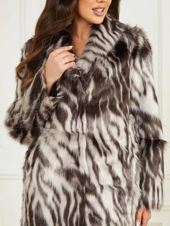Jackets Women Marciano Smoke And Mirrors FauxFur Coat Smoke And Mirrors Abstrac Jackets Women Marciano Smoke And Mirrors FauxFur Coat Smoke And Mirrors Abstrac