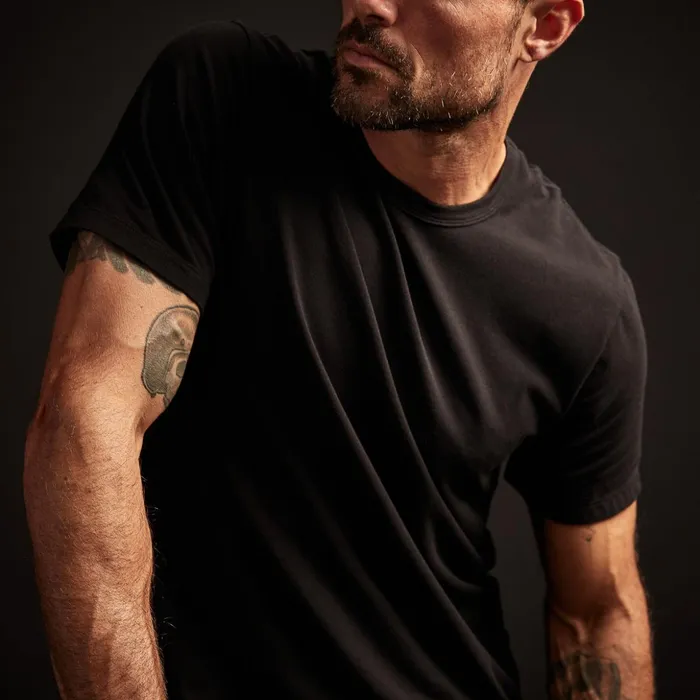 James Perse Lounge Elevated Lotus Jersey Lounge Tee Black 8211 Men
